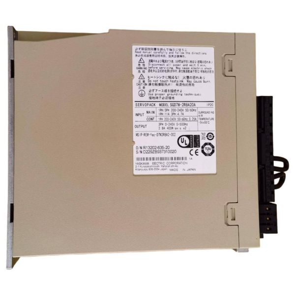 Yaskawa SGD7W-2R8A20A Sigma-7 Dual Axis Servo Drive for Fast Response in Electronic Assembly Lines and Industrial Machines