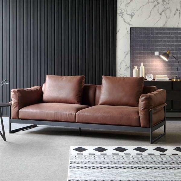 Modern Leather Sofa Living Room Sofas 1 Seat 2 Seats 3 Seats