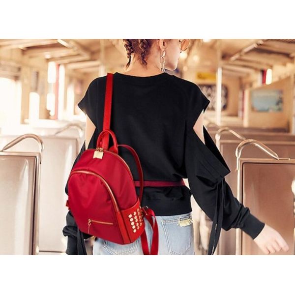 2017 New Waterproof Nylon Double Shoulder Bag Women's Fashion Street Oxford Cloth Backpack