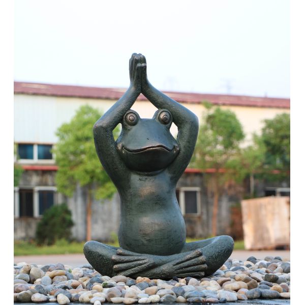 Distinctive Frog Water Fountain Outdoor Garden Fountains Environmental Friendly