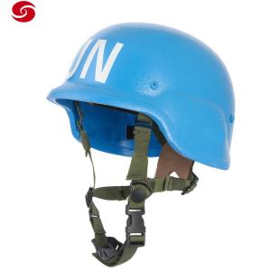 China                                  Un Blue Helmet Pasgt Type Level Iiia Bullet Proof Army Ballistic Helmet              wholesale