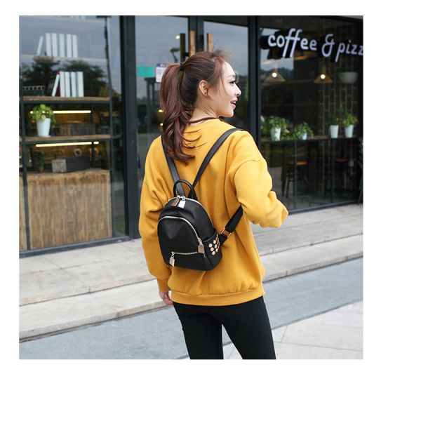 2017 New Waterproof Nylon Double Shoulder Bag Women's Fashion Street Oxford Cloth Backpack