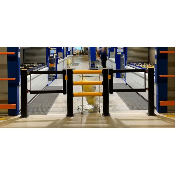 Flexible Pedestrian Barrier  Anti-Collision Guardrails Warehouse Safety Barrier Traffic Guardrails