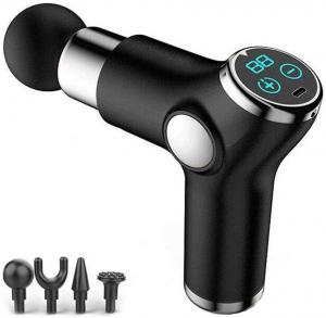 China Mini Pocket Handheld Massager Gun 1200rpm 20 Speeds Body Therapy Pain Relief wholesale