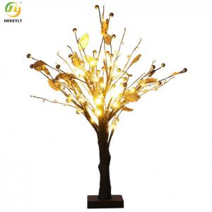 China Gold Flower Iron Plastic Bedside Table Lamp USB Port Adjustable wholesale