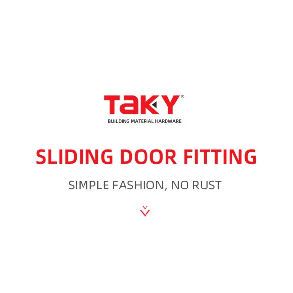 Bathroom Glass Hardware Sliding Door Frameless Accessories Modern Design Style Long Lif