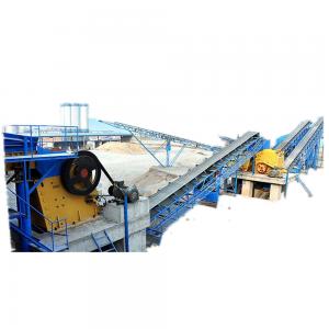 China Stone Processing Silica Sand Stone Crushing Production Line for Customer Requirements wholesale