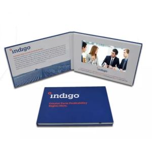 Wholesale Manufacturer Hardcover Video Brochure A4 10 Inch Electronics Video