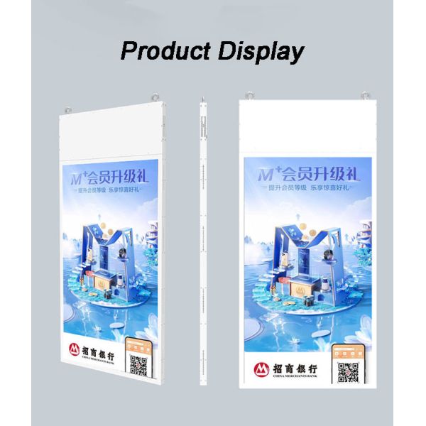 Dual Sided Digital Signage High Brightness Integrated Double Sided Window Advertising Display Screen