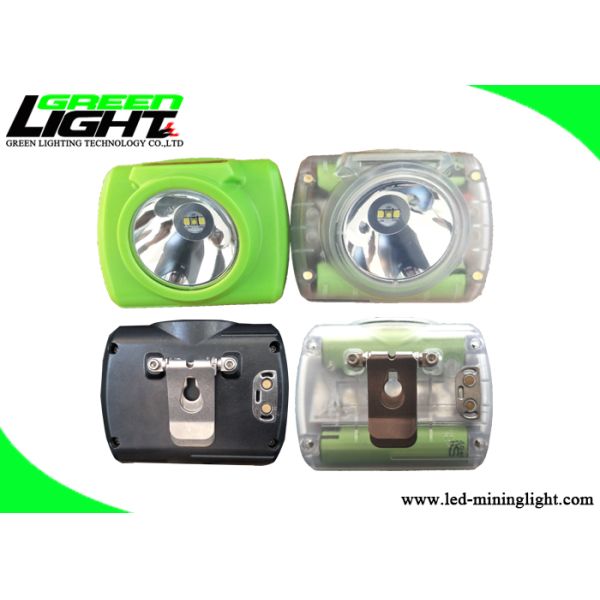 15000lux Lightweight Portable LED Miner Cap Lamp 6.8Ah Rechargeable Li Ion Battery