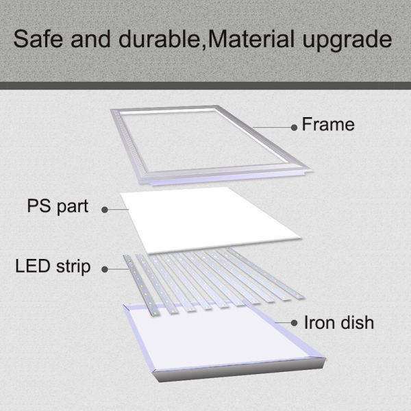 36W 40W 52W LED Backlight LED Panel Light 3000k-6000k For Home Office
