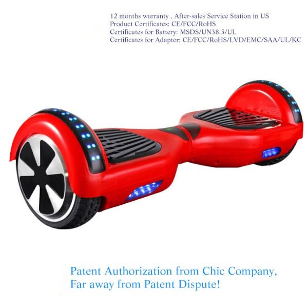 6.5 inch High Quality Smart Hoverboard LED Self-balancing Electric Scooter China Factory Manufacturer Wholesale