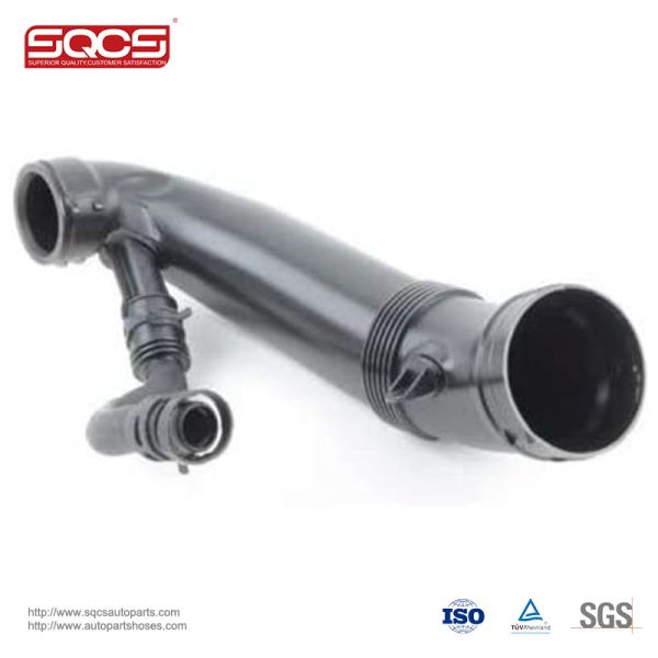 Black SQCS Auto Parts Air Intake Duct for BMW MINI R55 R57 OE 13717627501 13717627502
