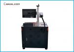 Air Cooling Desktop Optical Fiber Laser Marking Machine For LED Bulb Logo