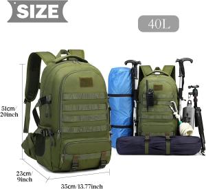China Hiking Camping Backpack 40L, Lightweight Rucksack Men Women Outdoor Sport Trekking Traveling Daypack wholesale