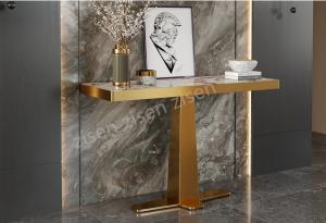 China ElegaCross Insert Ceramic Marble Console Table With Sophistication wholesale