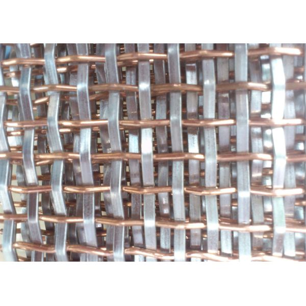 Filter Brass Red Copper Wire Mesh Solid Structure And Strong Impact Resistance
