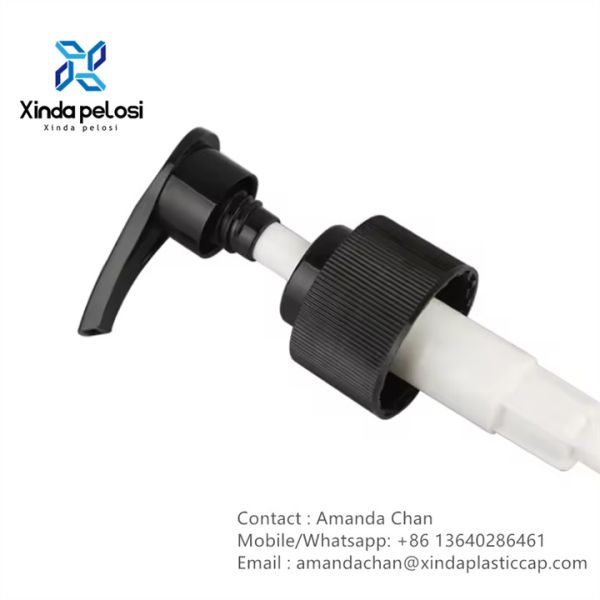 Plastic Shampoo Dispenser Pump Screw Shaped All Plastic Lotion Pump For Bottle