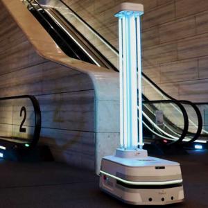 China Geek+ AGV Robot Uv Light Smart UV Disinfection Robot The Public Health Guardian wholesale