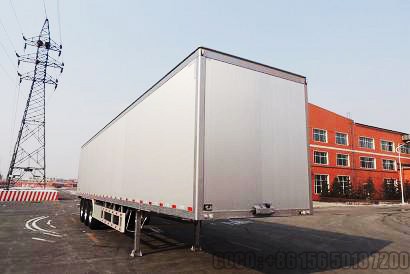 Steel Semi-Trailer 40ft 45ft Curtain Side Truck Trailers for Russia Market Van Type
