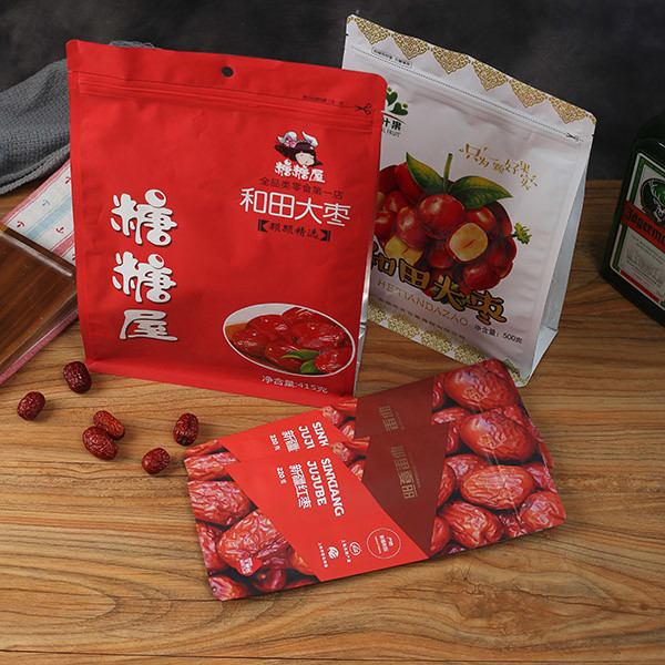 High Barrier Resealable 180mic Flat Bottom Pouch Zipper Packaging Pouch Laminated