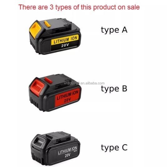 20V 18V 5.0Ah Power Tools Battery Cordless Drill Dewalt DCB200 Battery