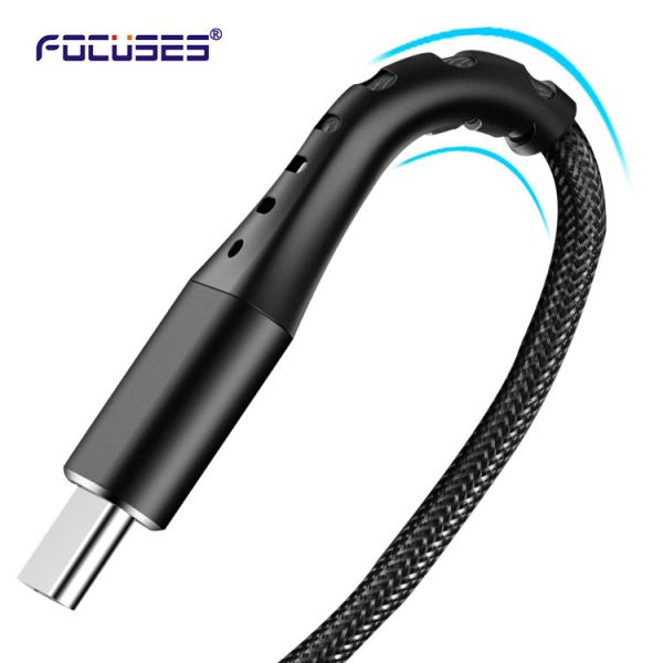 Focuses 60W Fast Charging Data Cable ROHS 3 Foot USB C Cable
