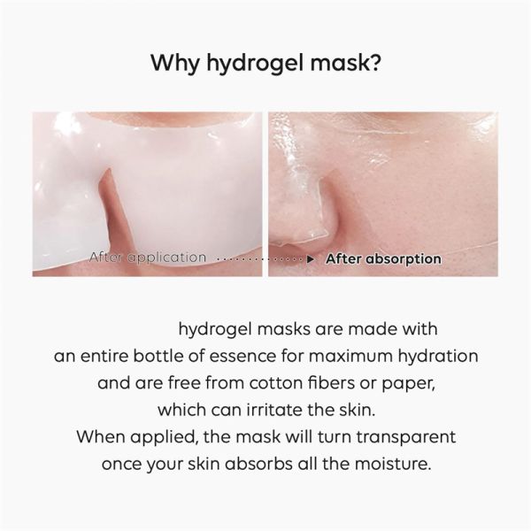 Collagen Hydrating Mask a Facial Hydrogel Mask Containing Low Molecular Weight Collagen for Firming and Moisturizing Effects