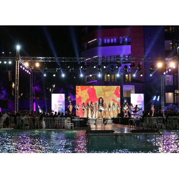 Stage Show P4 Outdoor Rental LED Screen , Outdoor Full Color Led Display