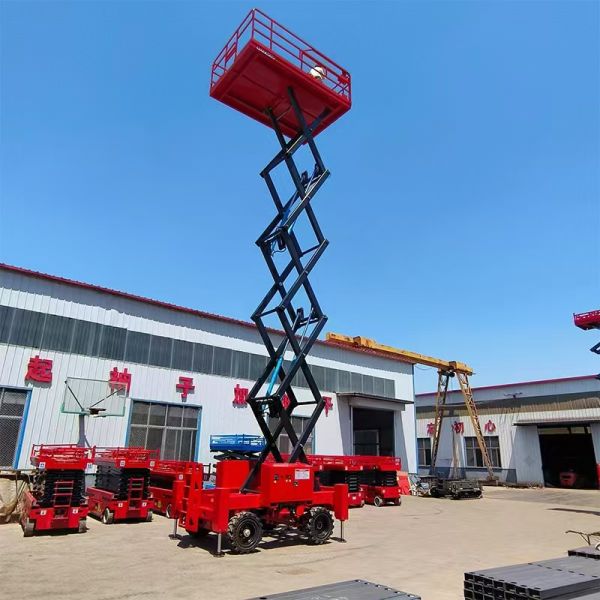 8m Scissor Lift Hydraulic Aerial Scissor Lifting Platform 1000KGs