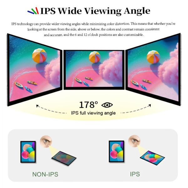 Polcd 2.8 Inch TFT 240*320 Resolution ST7789P3-G6 Ic MCU Interface IPS LCD Display Module
