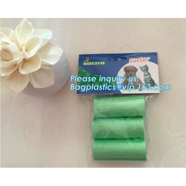 Pet product house shape dog waste bags with dispenser and leash clip, Pet Waste Bag Removal Disposal Heavy Duty Earth Fr