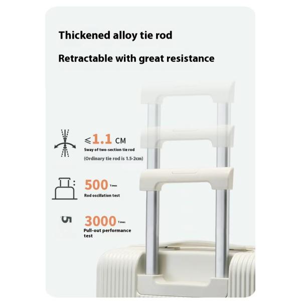 Custom Logo Accepted TSA Lock Front-opening Luggage in Aluminium Alloy Trolley for Business-Ready Travel and Unisex