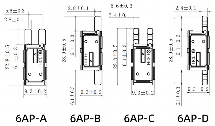 HCET HC01-6AP Bimetal Motor Overload Protector 45A Thermal Cutoff Switch for Automotive, Washing machine motors