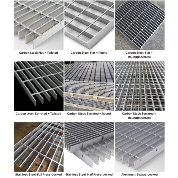 Galvanized Steel Grating 30x100mm Mesh 3mm Thickness Welded