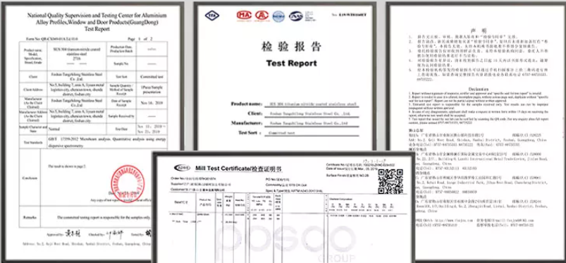 310 321 8mm ASTM Stainless Steel Checkered Plate Anti Wear Curtain Wall