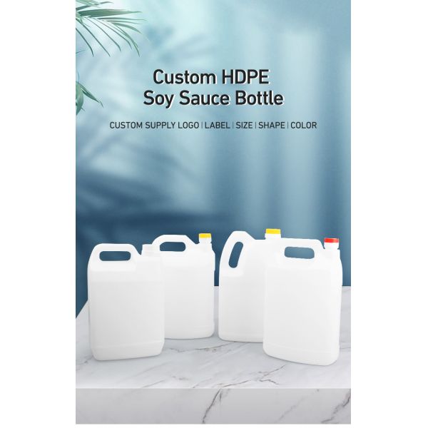 4300ml 5000ml 6000ml Plastic Condiment Bottles PE Empty Chemical Plastic Bottle