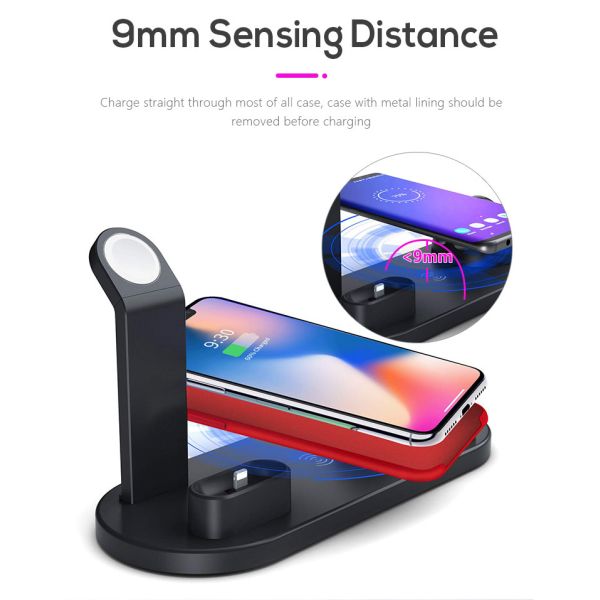 OEM QI Standard 10W 3 In 1 QI Wireless Charger