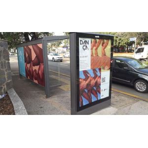 China Waterproof 2500nits 55 Inch Outdoor Digital Signage Totem on sale