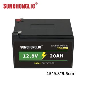 12.8V 20Ah LiFePO4 Lithium Battery Pack Overheating Protection Lightweight