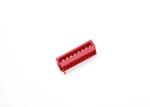 Male Dual Row 8 Pin Ribbon Cable Connector , PA46 Material Idc Socket Connector
