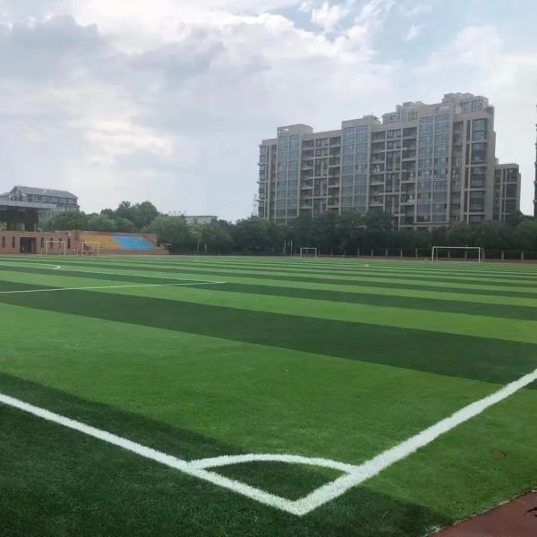 Blue synthetic grass for soccer field colorfu artificial grass for football field