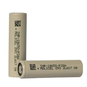 China Molicel INR-18650-P28A 18650 Battery 3.6V 2800mAh with 35A Max Continuous Discharge Current wholesale