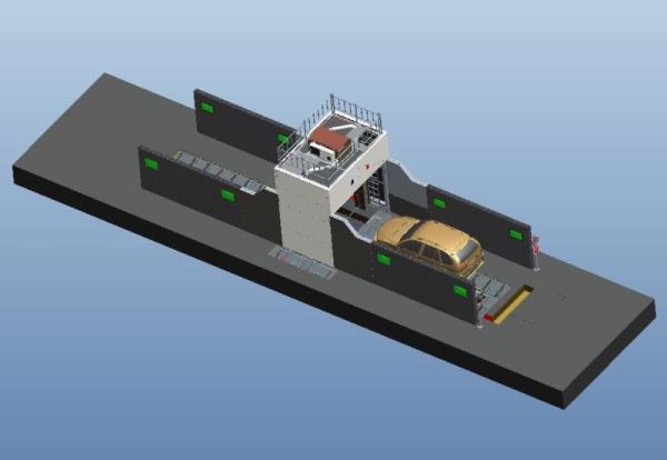 Automatically High Penetration Car X Ray Security Scanner For Security