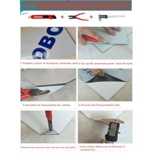 China 4mm Aluminium Acp Sheet Brushed Mirror Marble Pattern wholesale