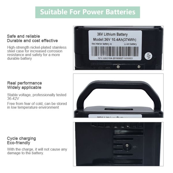 Customized Deep Cycles 18650 10S4P 36V 10Ah Lithium Ion Battery for Portable Power Station