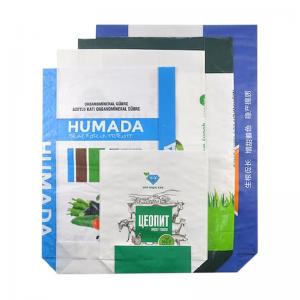 China 25kg 50kg Animal Feed Packaging Bags Empty PP Woven For Cattle Dog Horse Cat wholesale