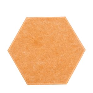 China Custom Sound Proofing Ceiling Panels Polyester Fiber Hexagon Acoustic Panels on sale