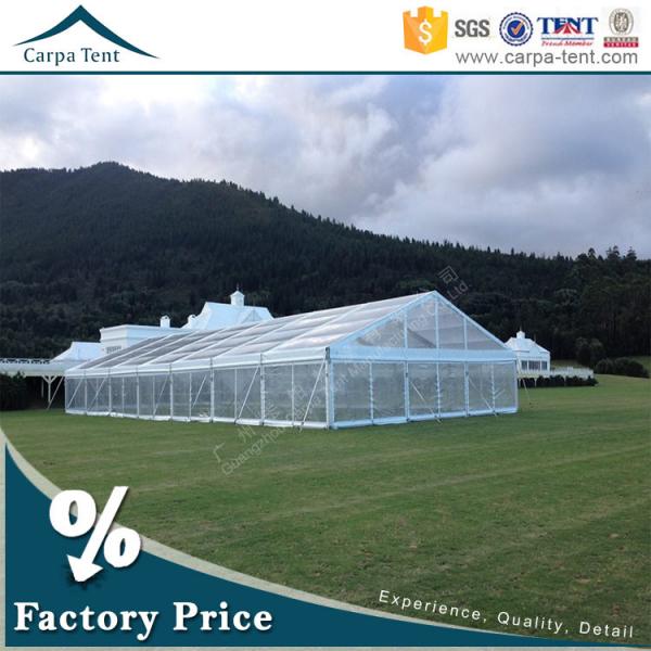 Quality Outdoor Corporate Event Marquees Party Tents with Transparent Walls for sale
