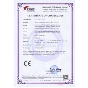 Shenzhen Ouni Technology Co.,Ltd Certifications